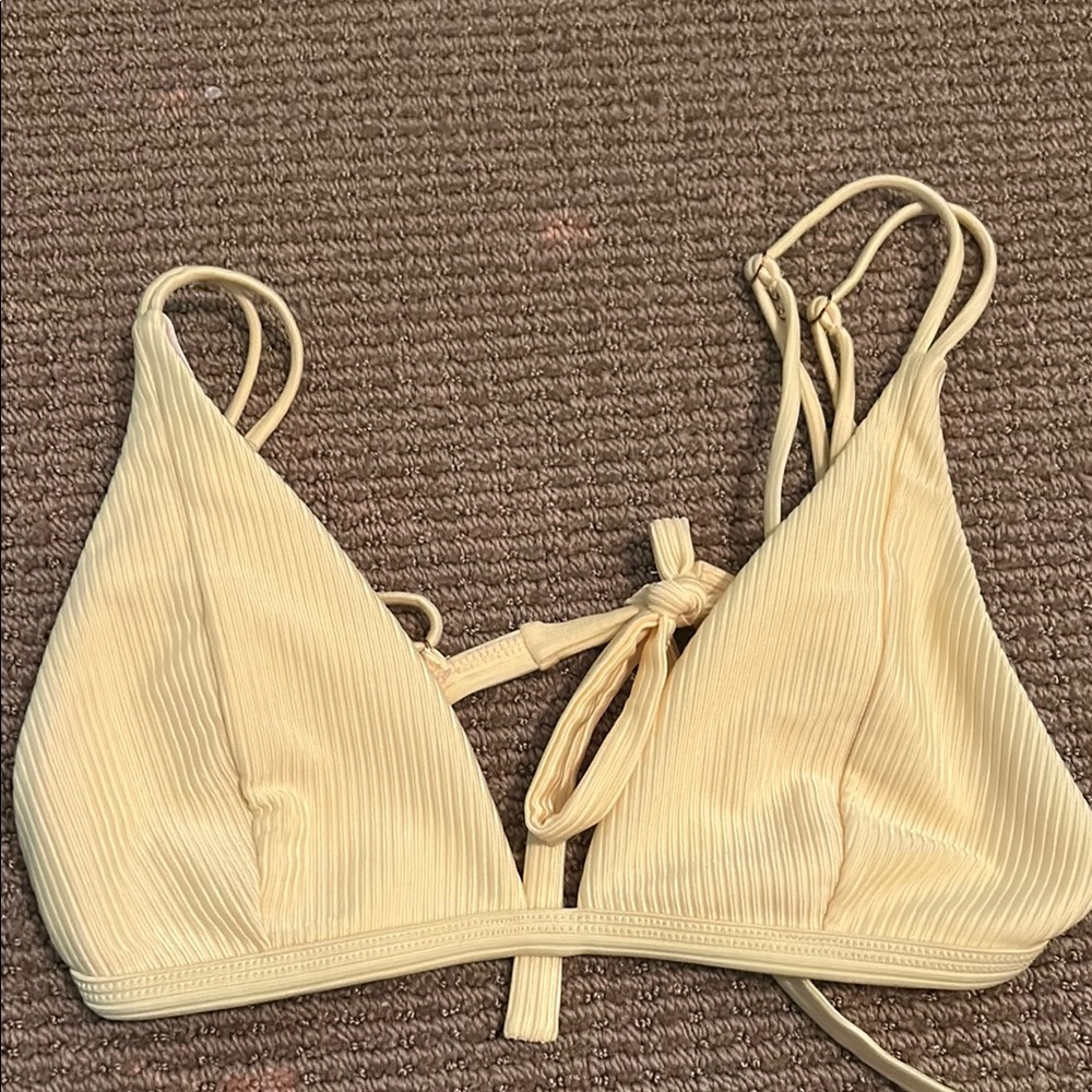 LA Hearts Pacsun Yellow Bikini Top